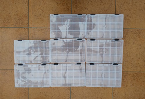 Weiße transparente kunststoff - weiße,